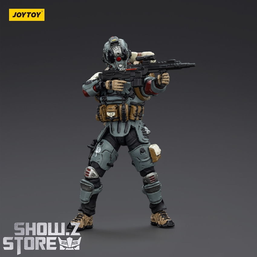 Ethan soldier in combat stance with rifle Ethan soldier in combat stance with rifle