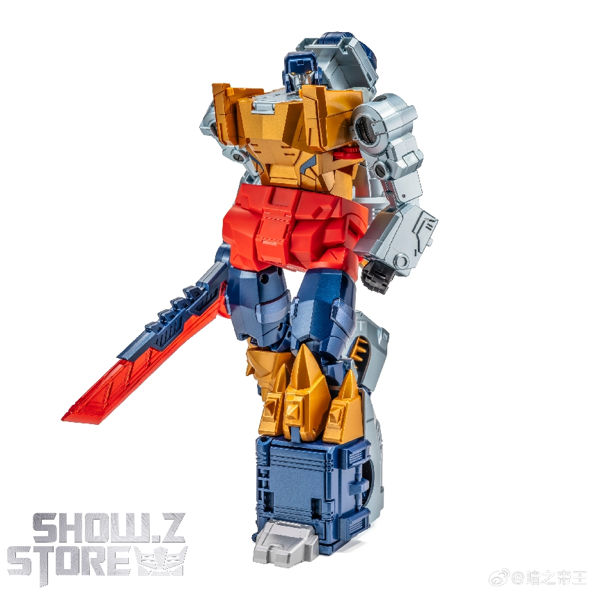 Newage H72C Typhon Comic Color purple blue gold robot figure Newage H72C Typhon Comic Color purple blue gold robot figure