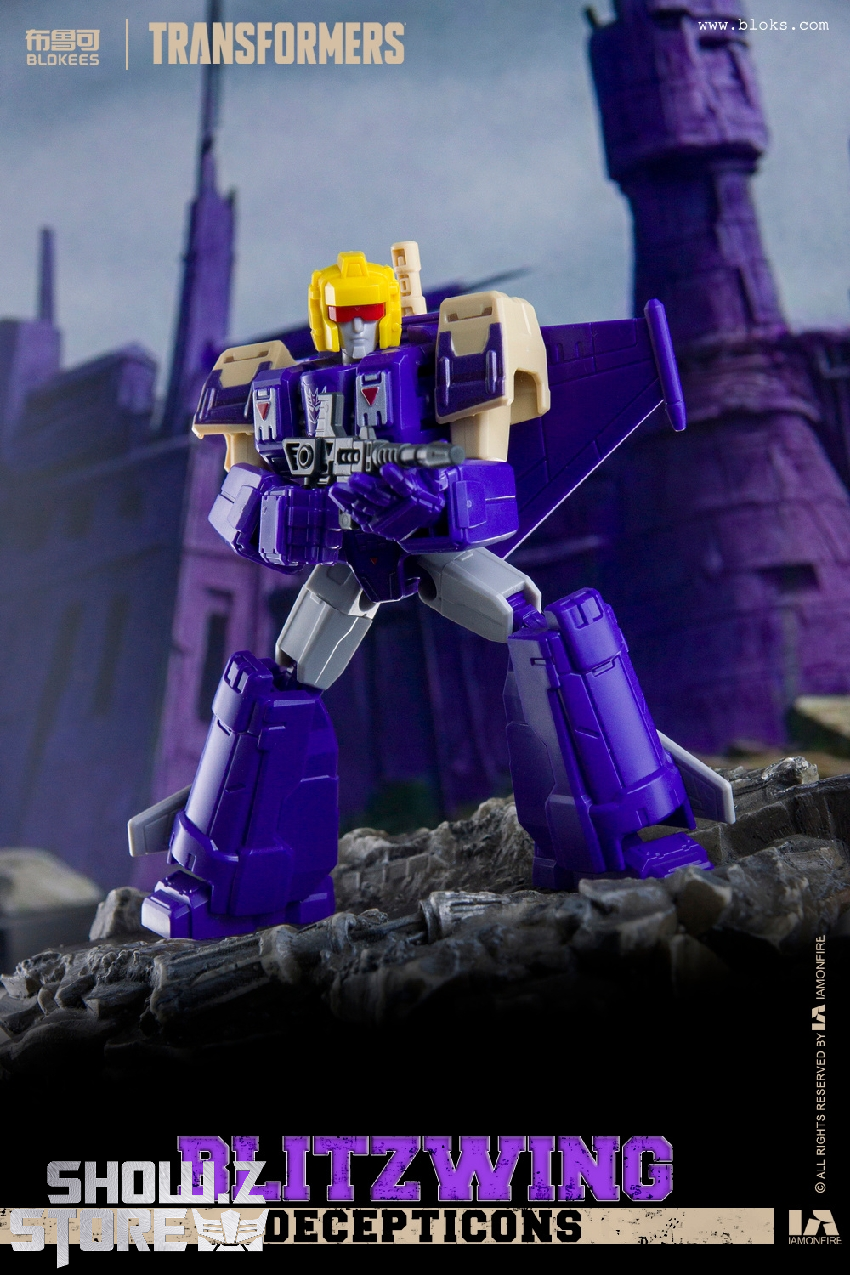 Purple Ittzwing Decepticon robot character figure Purple Ittzwing Decepticon robot character figure