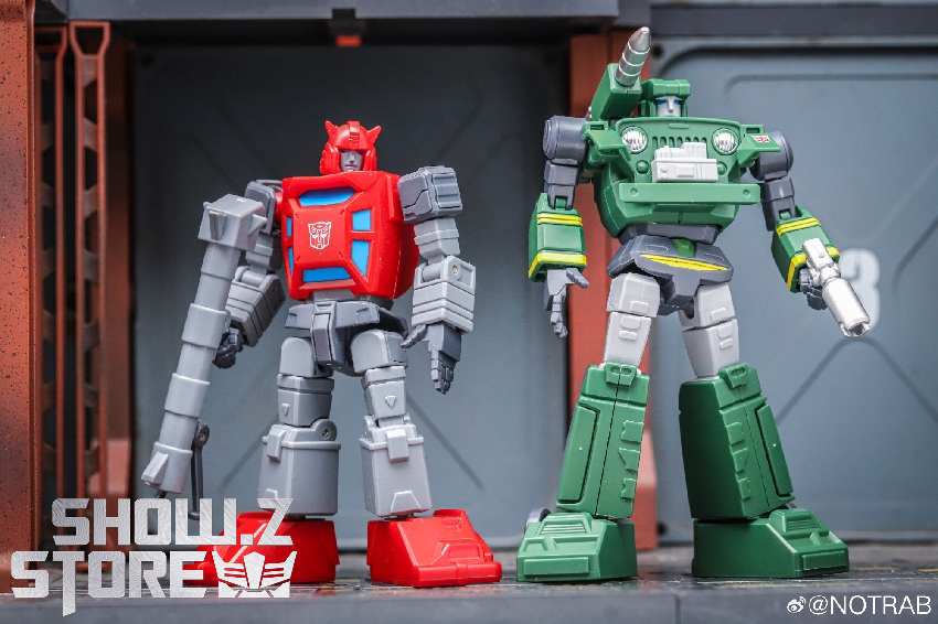 Yolopark AMK Mini Wave 2 red and green robot models Yolopark AMK Mini Wave 2 red and green robot models