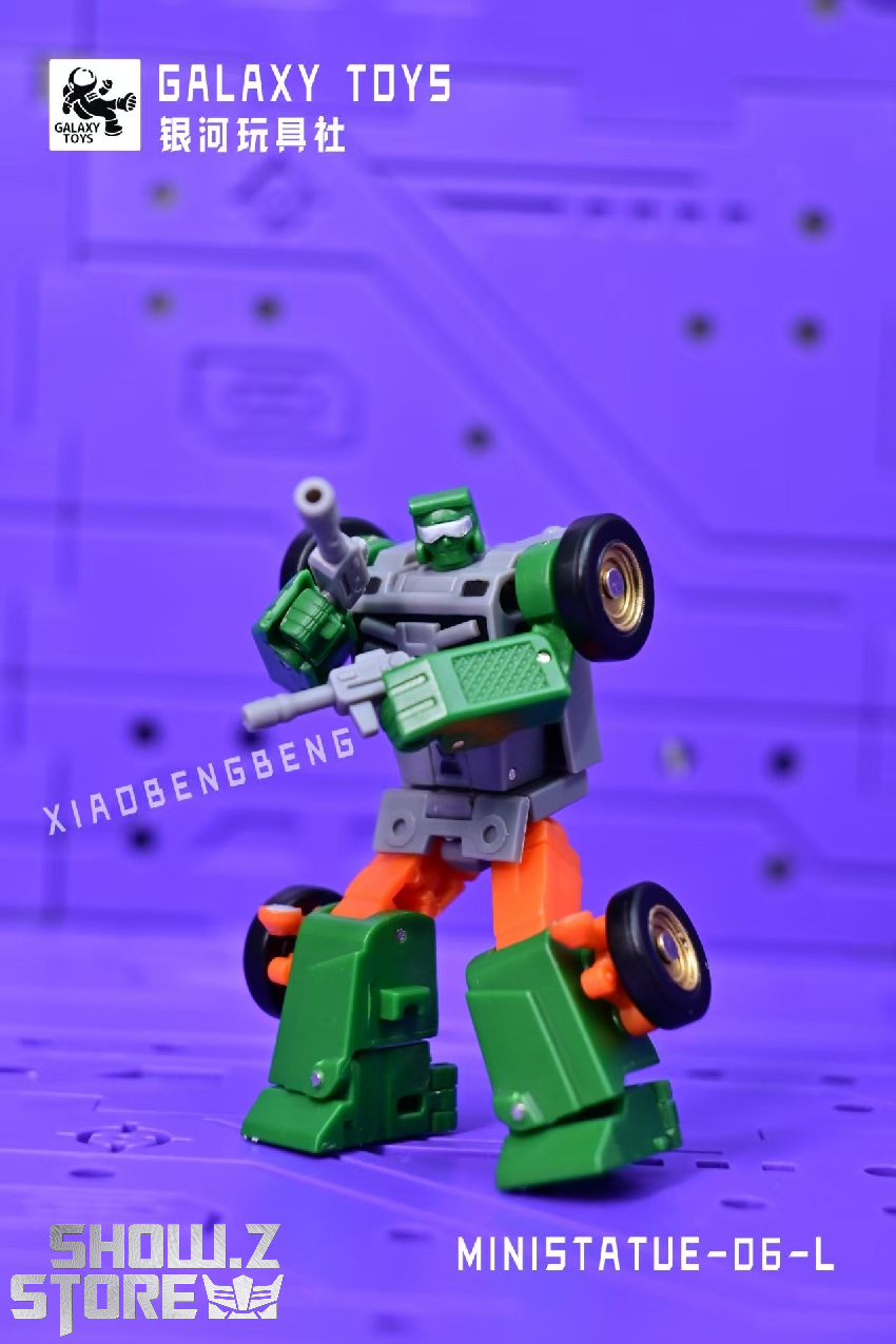 Galaxy Toys MINI-06L XiaoBengBeng Beachcomber green robot transformation Galaxy Toys MINI-06L XiaoBengBeng Beachcomber green robot transformation
