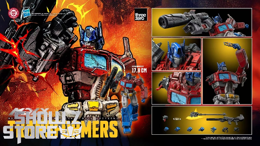 Threezero Optimus Prime Comic Book Edition figure Threezero Optimus Prime Comic Book Edition figure