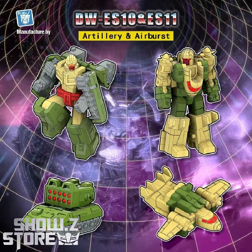 Dr.Wu DW-ES10 DW-ES11 modular military transformation figures Dr.Wu DW-ES10 DW-ES11 modular military transformation figures