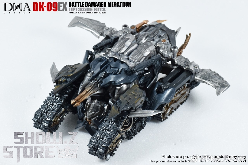 DNA Design DK-09 complete dark weaponized Megatron upgrade kit DNA Design DK-09 complete dark weaponized Megatron upgrade kit