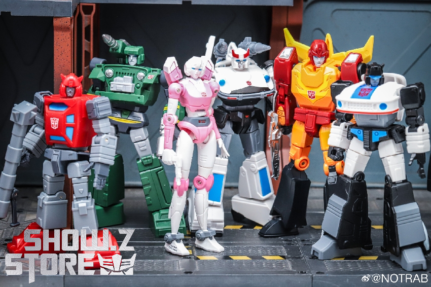 Yolopark AMK Mini Wave 2 complete set six robot figures Yolopark AMK Mini Wave 2 complete set six robot figures