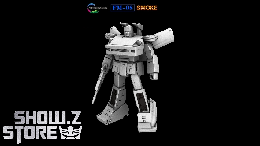 FM-08 Smoke robot back view with cannon and leg details FM-08 Smoke robot back view with cannon and leg details