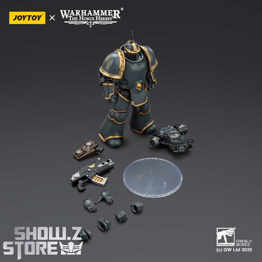 JoyToy Warhammer Space Wolves legionary with weapon accessories and base JoyToy Warhammer Space Wolves legionary with weapon accessories and base
