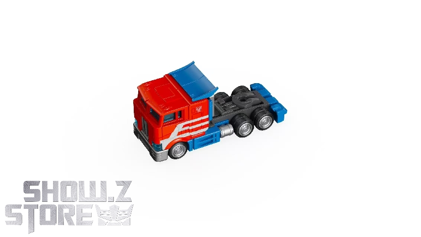 Blokees CT01 Optimus Prime red and blue transport truck with trailer Blokees CT01 Optimus Prime red and blue transport truck with trailer