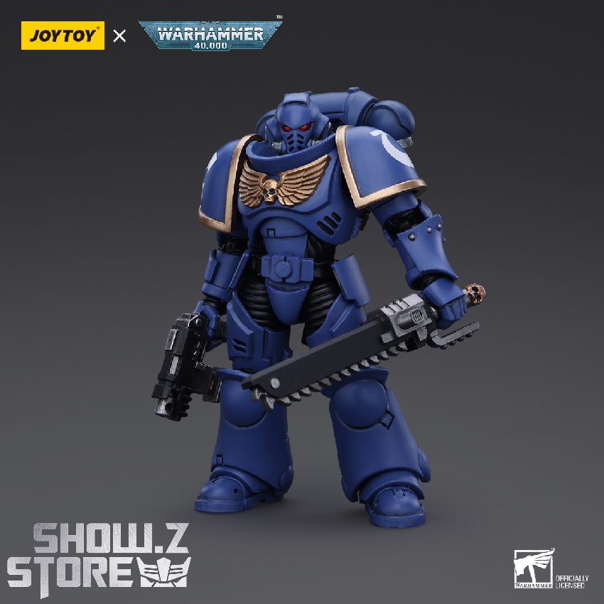 JoyToy Ultramarines Outriders Brother Catonus standing pose display JoyToy Ultramarines Outriders Brother Catonus standing pose display