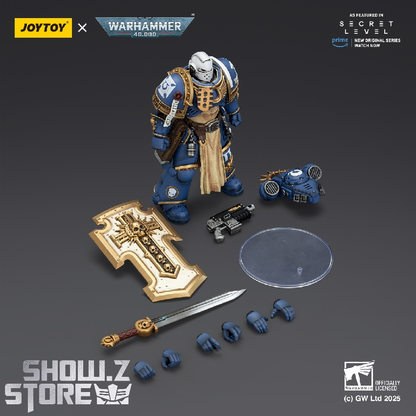 JoyToy Ultramarines Levantus with accessories and display base JoyToy Ultramarines Levantus with accessories and display base