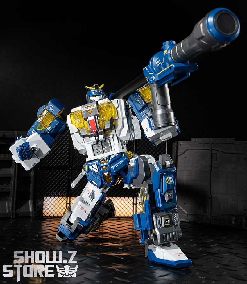 WK-125 Blue Cold Front robot figure with transformation details WK-125 Blue Cold Front robot figure with transformation details