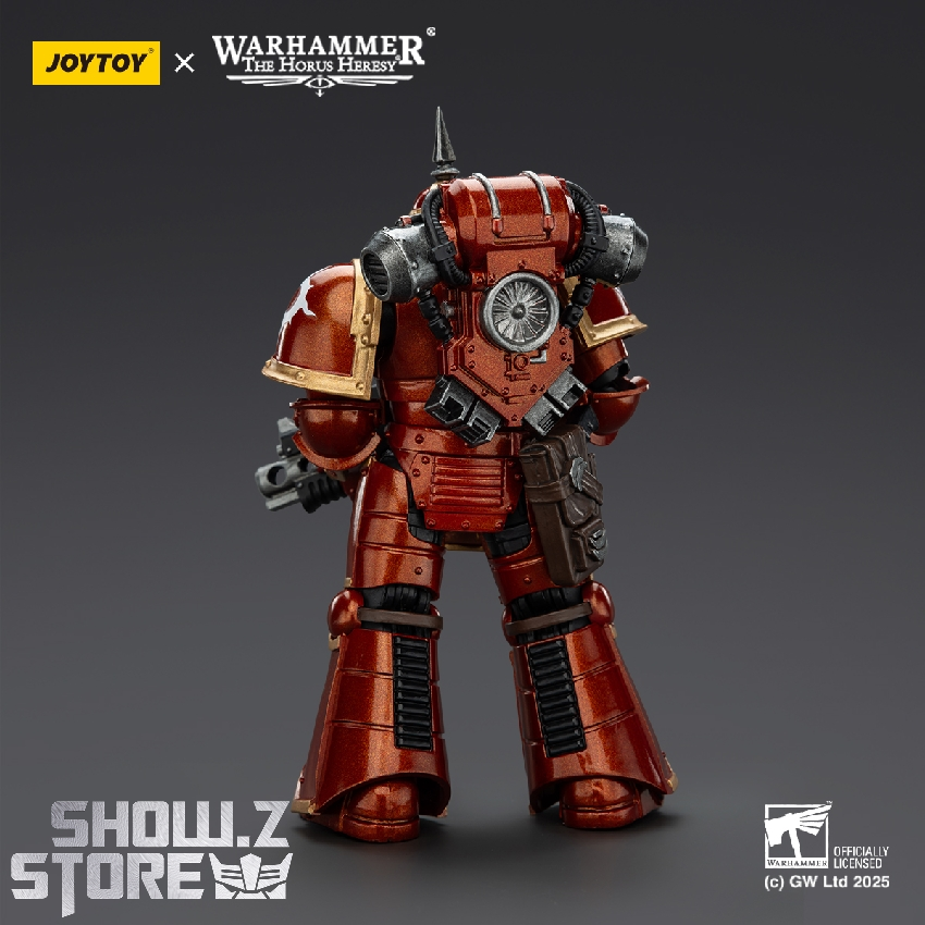 JoyToy Warhammer Thousand Sons teal armor space marine back view detailed JoyToy Warhammer Thousand Sons teal armor space marine back view detailed