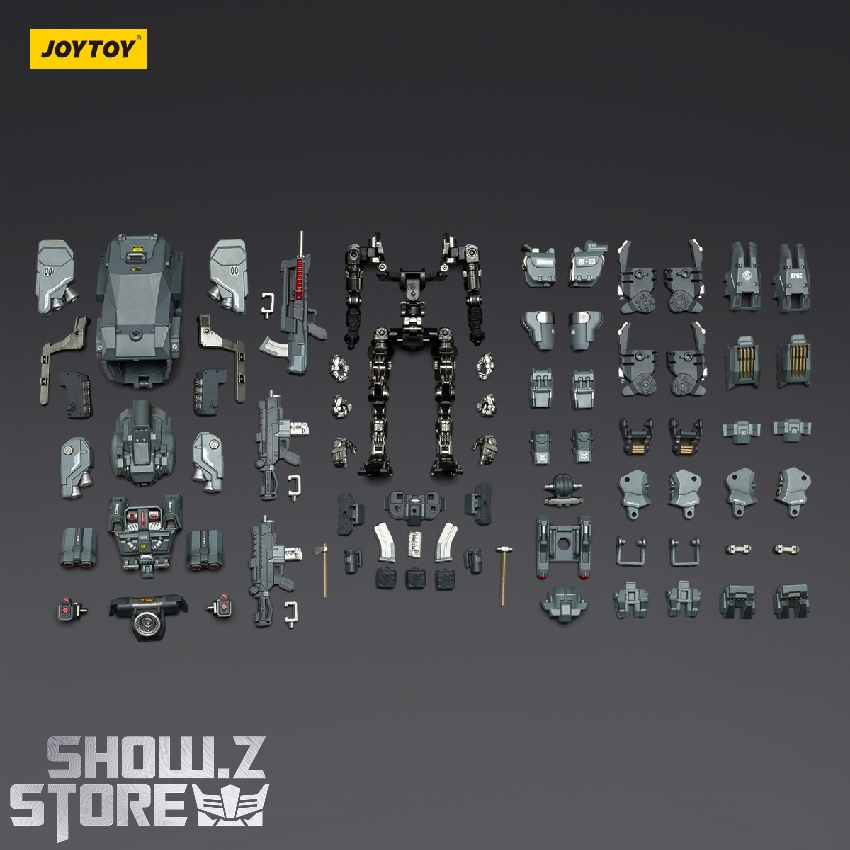 Shadow Mirage mech parts and accessories collection display Shadow Mirage mech parts and accessories collection display