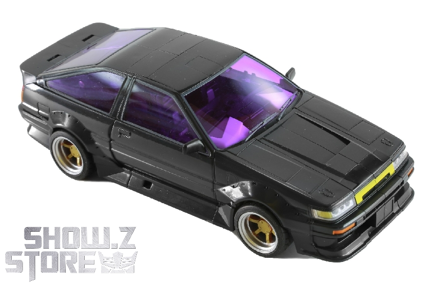 Mastermind Creations IF-04 black car form top view showcase Mastermind Creations IF-04 black car form top view showcase