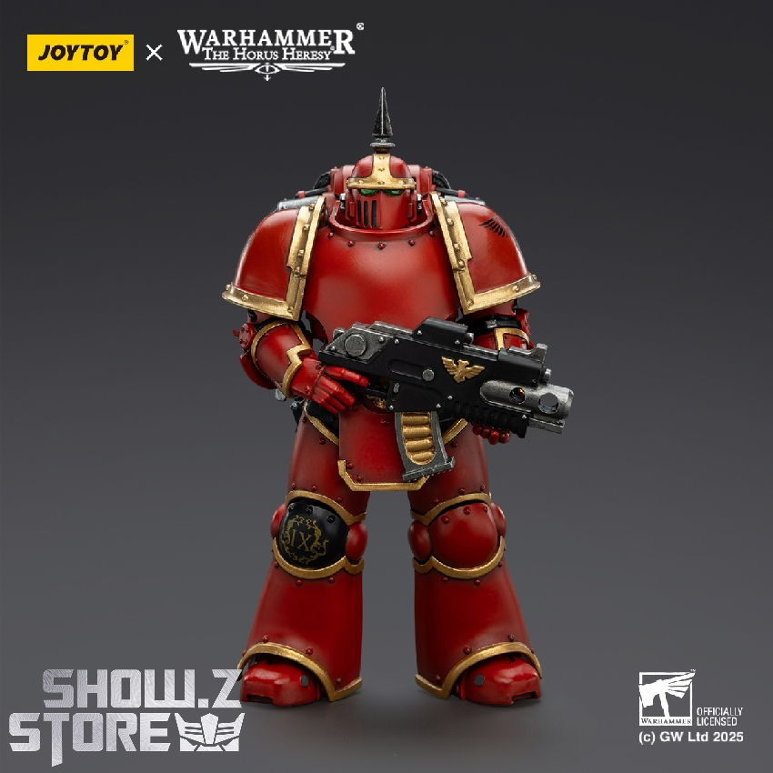 JoyToy Warhammer Blood Angels red armor MK3 Tactical Legionary with weapon JoyToy Warhammer Blood Angels red armor MK3 Tactical Legionary with weapon