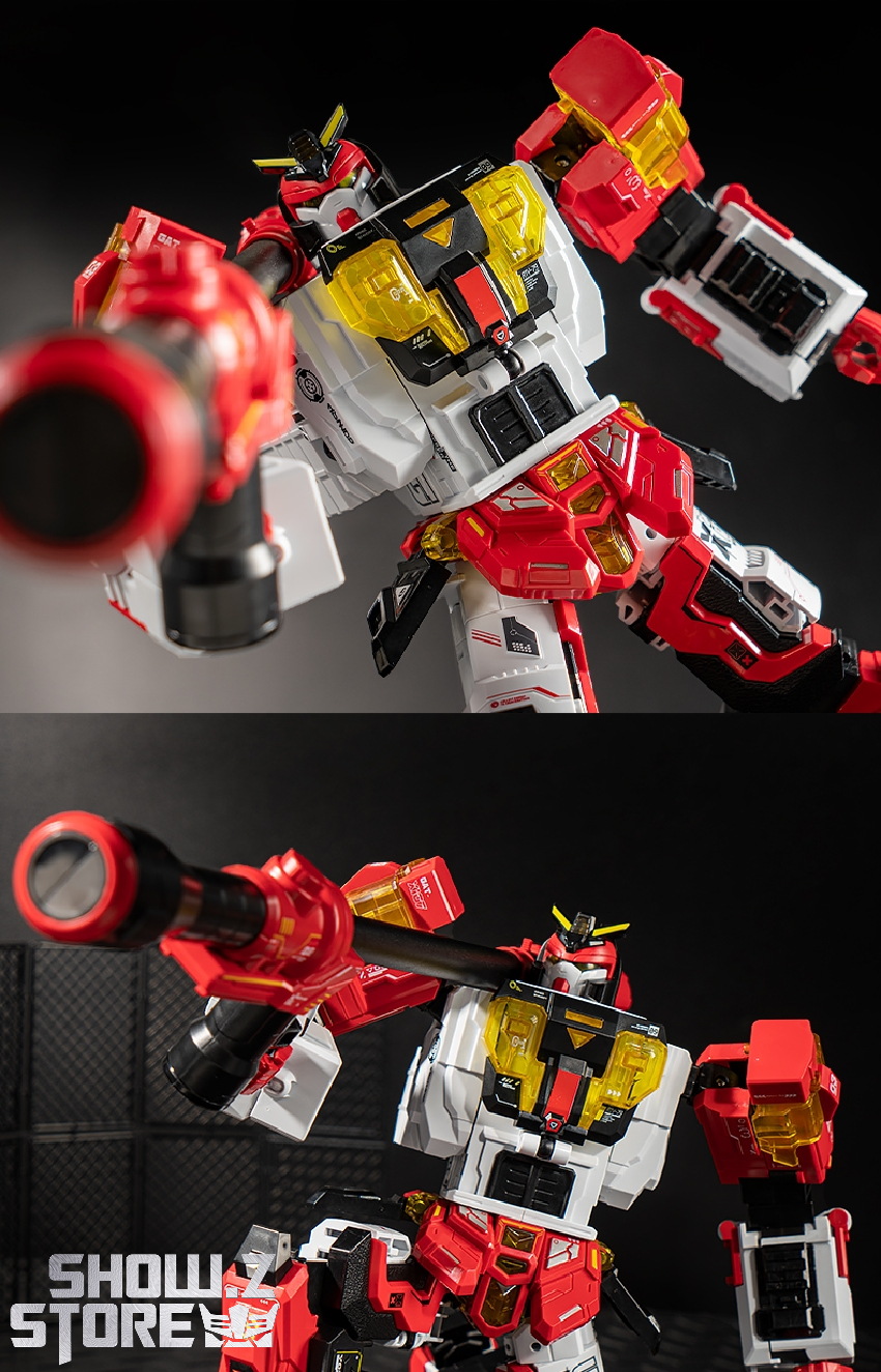 WK-125 Red Blast robot multi-angle transformation views WK-125 Red Blast robot multi-angle transformation views