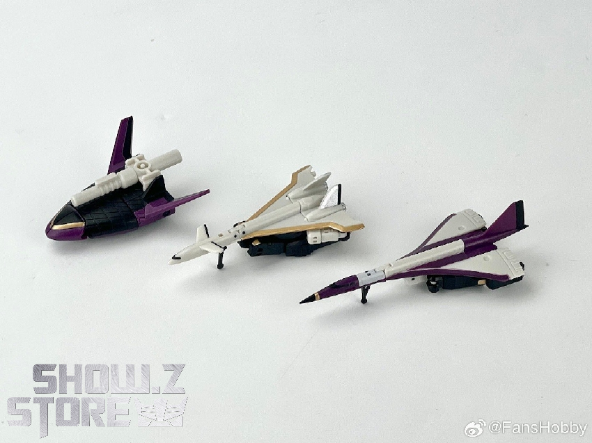 FansHobby purple robot jet fighter vehicle mode FansHobby purple robot jet fighter vehicle mode