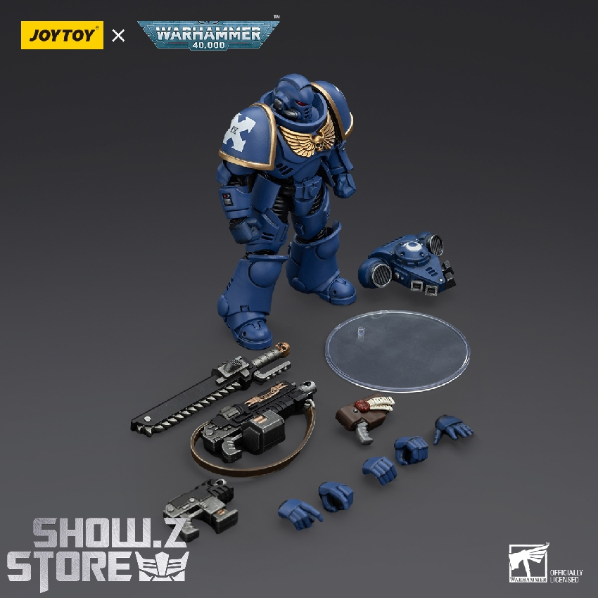 JoyToy Ultramarines Brother Catonus accessories layout display JoyToy Ultramarines Brother Catonus accessories layout display