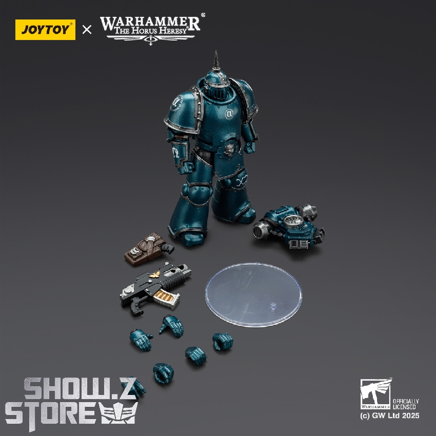 JoyToy Warhammer Alpha Legion legionary with weapon accessories and base JoyToy Warhammer Alpha Legion legionary with weapon accessories and base
