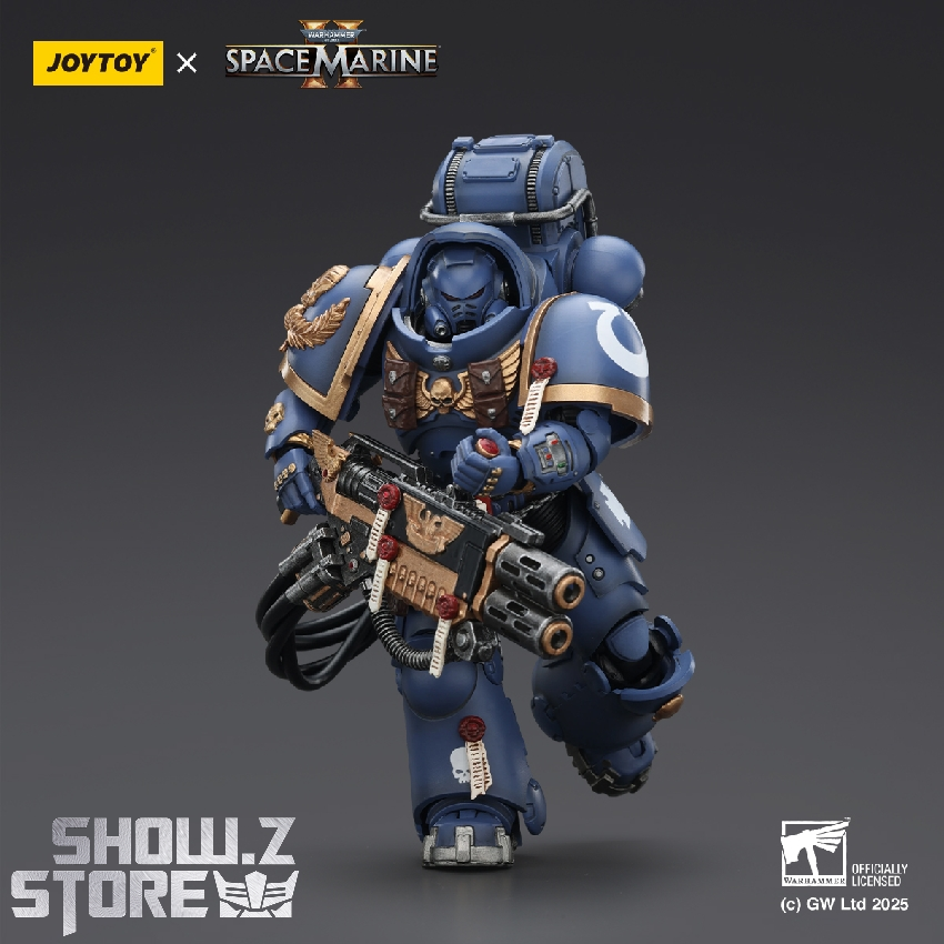 JoyToy 1/18 Warhammer 40K Ultramarines Heavy Artificer with bolt gun weapon JoyToy 1/18 Warhammer 40K Ultramarines Heavy Artificer with bolt gun weapon