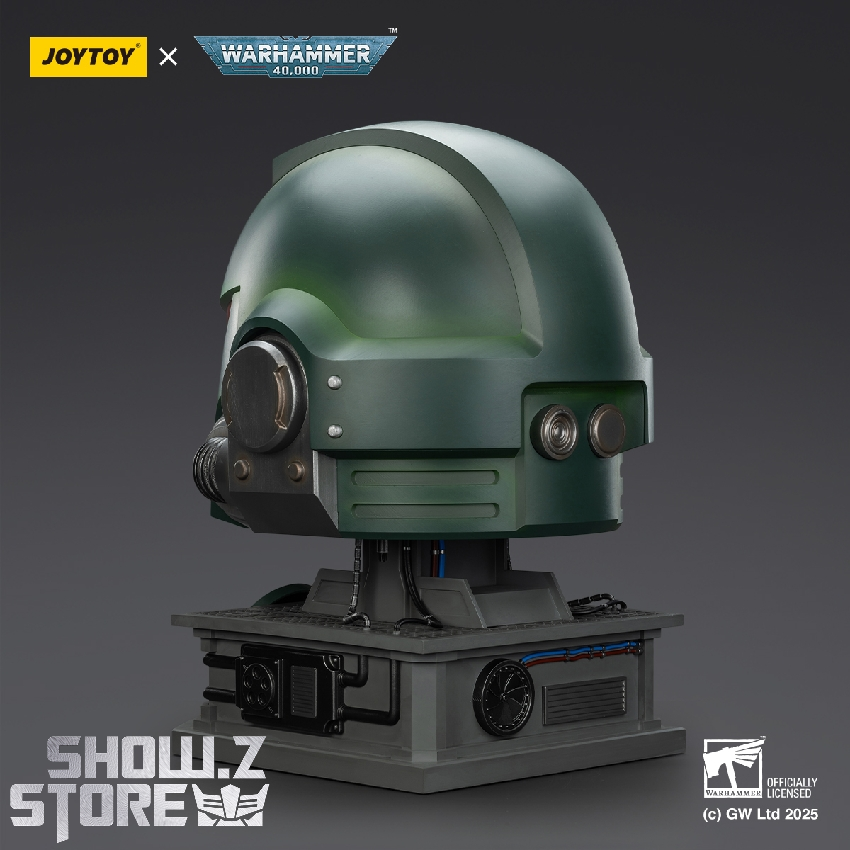 Dark Angels helmet rear view mounted on tactical display stand Dark Angels helmet rear view mounted on tactical display stand