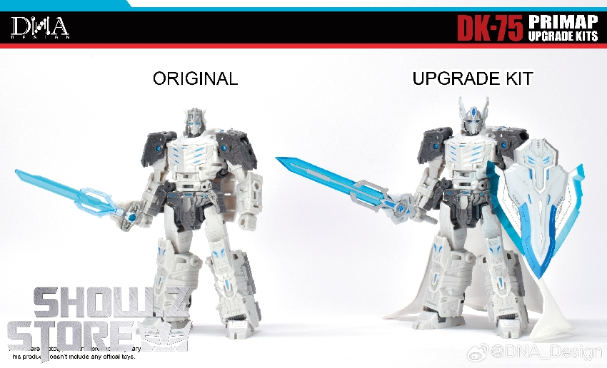 DNA Design Prime original vs DK-75 upgrade kit comparison before and after DNA Design Prime original vs DK-75 upgrade kit comparison before and after