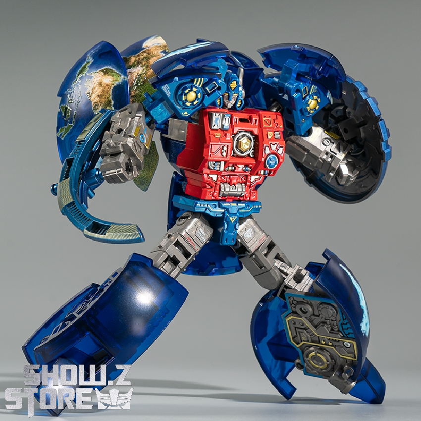 XingGang WK-127 Earth Guardian blue robot with armor plating XingGang WK-127 Earth Guardian blue robot with armor plating
