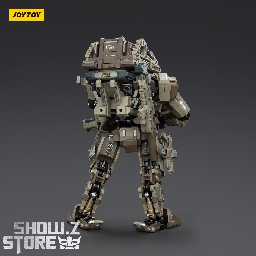 Sky Striker mech with rifle in action pose Sky Striker mech with rifle in action pose