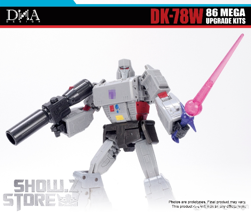 DK-78W and DK-78G upgrade kit comparison display DK-78W and DK-78G upgrade kit comparison display