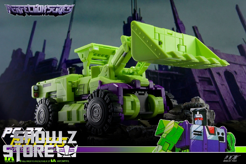 Lime green and magenta Delete Mixmaster Mastermind Creations excavator Transformer Lime green and magenta Delete Mixmaster Mastermind Creations excavator Transformer