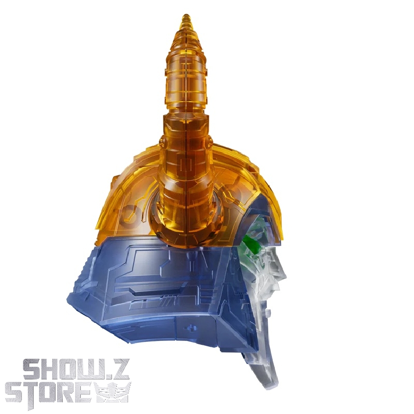 Unicron transparent robot head viewed from above showing structural details Unicron transparent robot head viewed from above showing structural details
