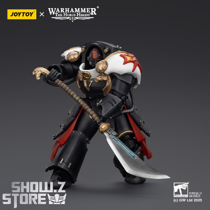 JoyToy Warhammer Ebon Keshig Terminator with dual swords displayed JoyToy Warhammer Ebon Keshig Terminator with dual swords displayed