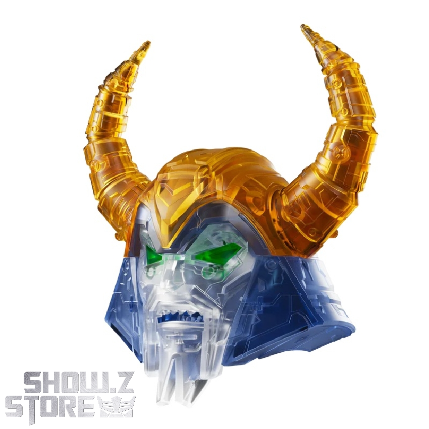 Blokees Unicron transparent version with golden spike crown Blokees Unicron transparent version with golden spike crown