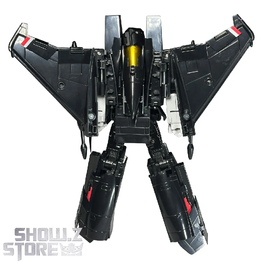 White Wash robot mode back view with wings extended White Wash robot mode back view with wings extended