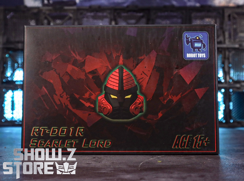 Red Beast Wars Scorponok robot with translucent armor panels Red Beast Wars Scorponok robot with translucent armor panels