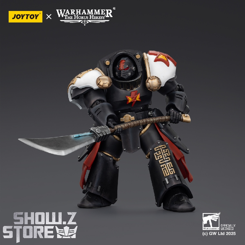 JoyToy Warhammer Ebon Keshig Terminator in dynamic pose with weapons JoyToy Warhammer Ebon Keshig Terminator in dynamic pose with weapons