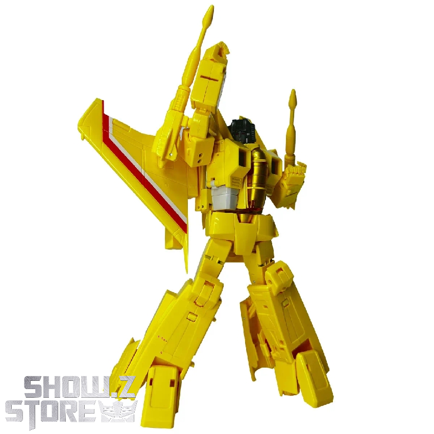 MakeToys MTRC-05 Col Mustard yellow robot action pose detail MakeToys MTRC-05 Col Mustard yellow robot action pose detail