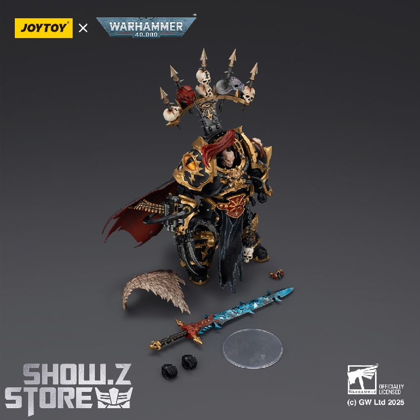 Warhammer 40K Abaddon with accessories and alternate pose shown Warhammer 40K Abaddon with accessories and alternate pose shown