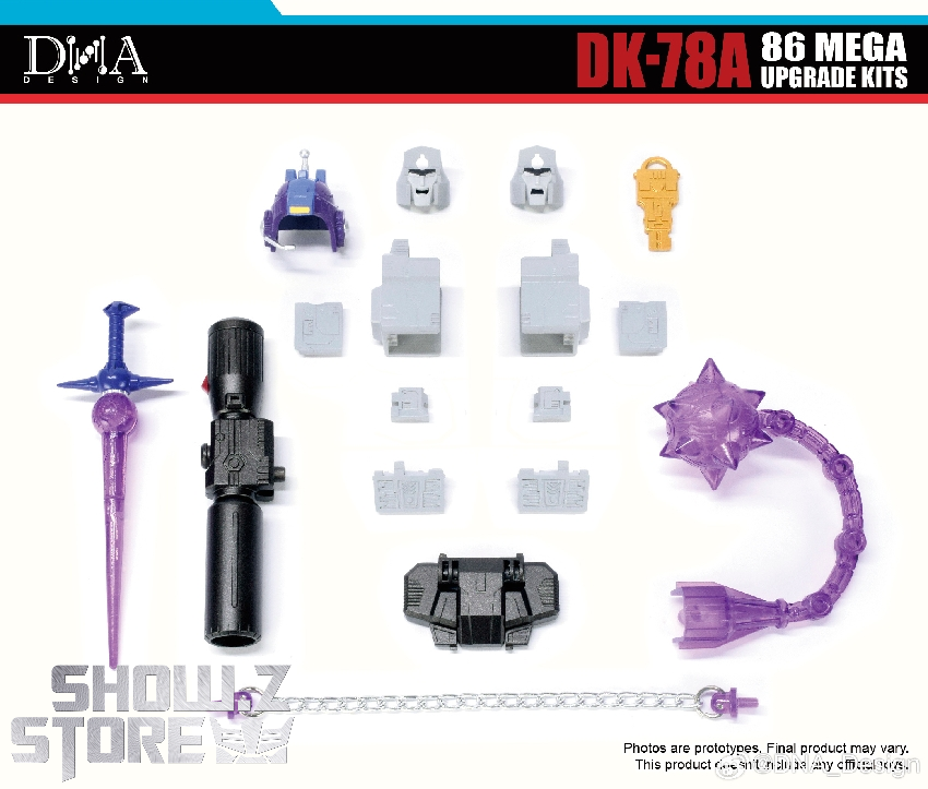 DK-78A components: sword, cannon, helmets, and armor parts DK-78A components: sword, cannon, helmets, and armor parts