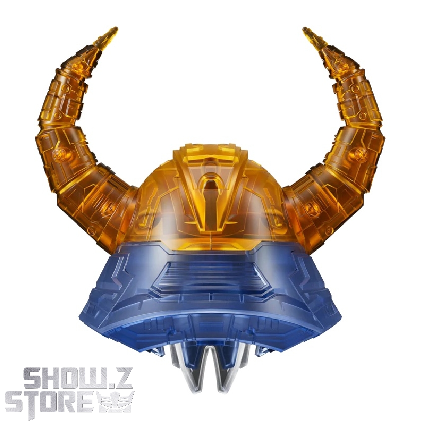 Unicron transparent version front view with glowing green eyes Unicron transparent version front view with glowing green eyes