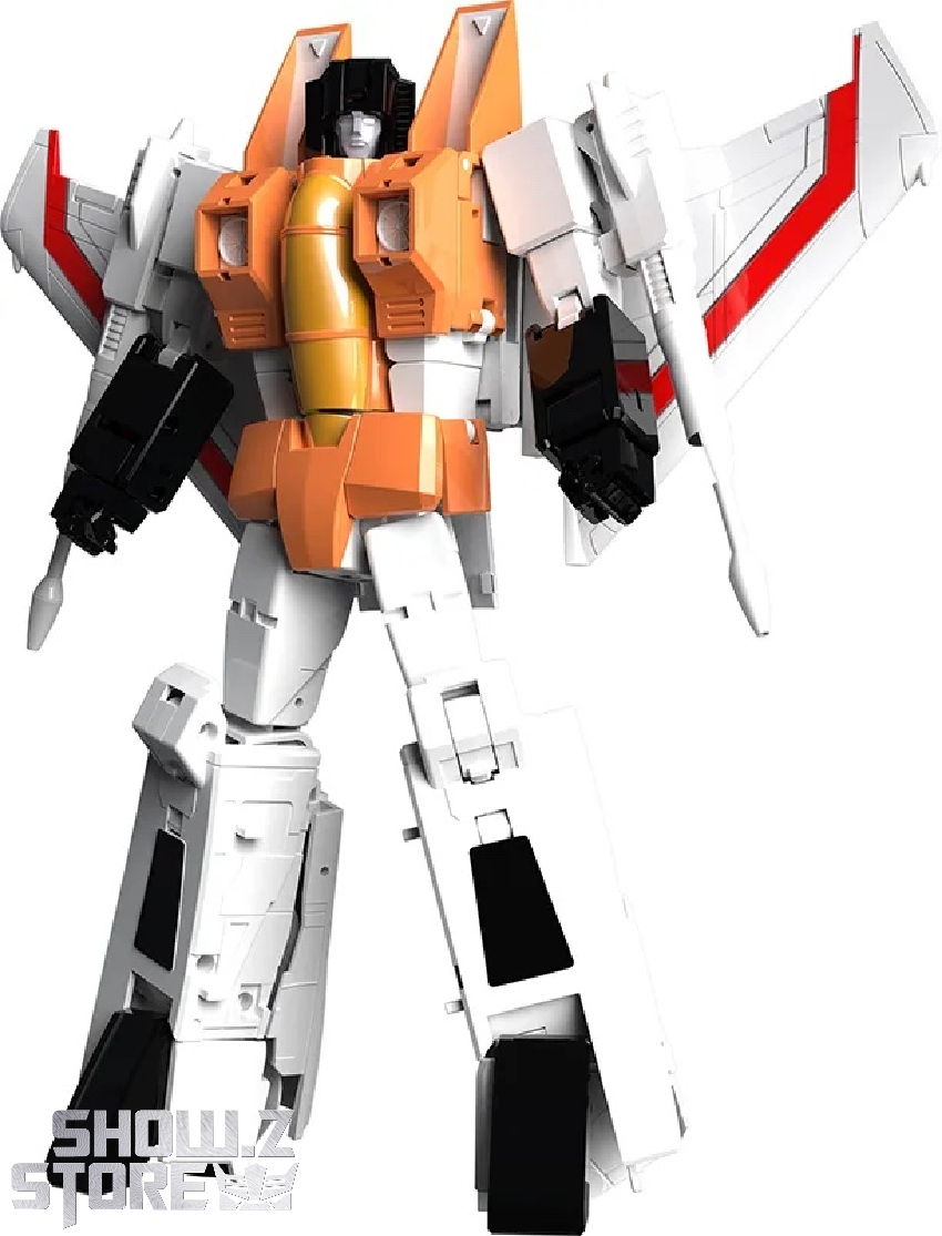 MakeToys Tangerine Swarm from rear with extended armor MakeToys Tangerine Swarm from rear with extended armor