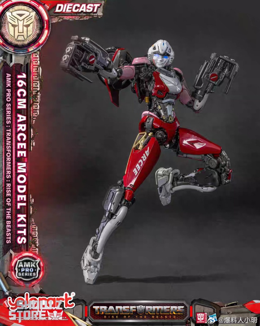 Detailed transformers Rise of Beasts Arcee figure Detailed transformers Rise of Beasts Arcee figure