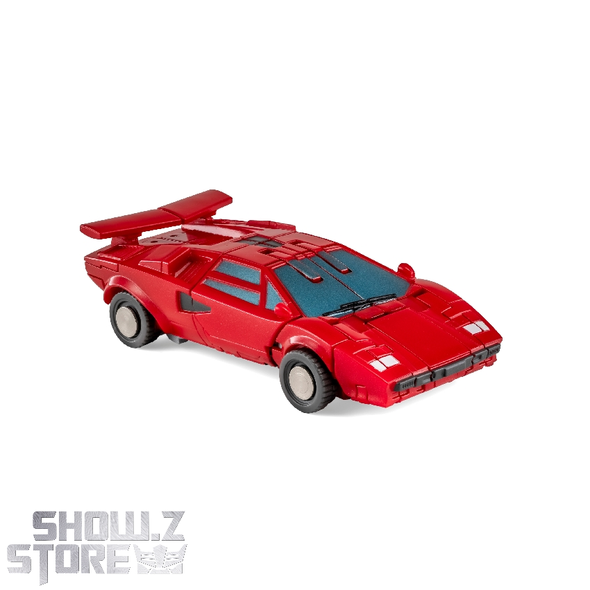 Newage H71 Dick Sideswipe red sports car robot transformation blue accent Newage H71 Dick Sideswipe red sports car robot transformation blue accent