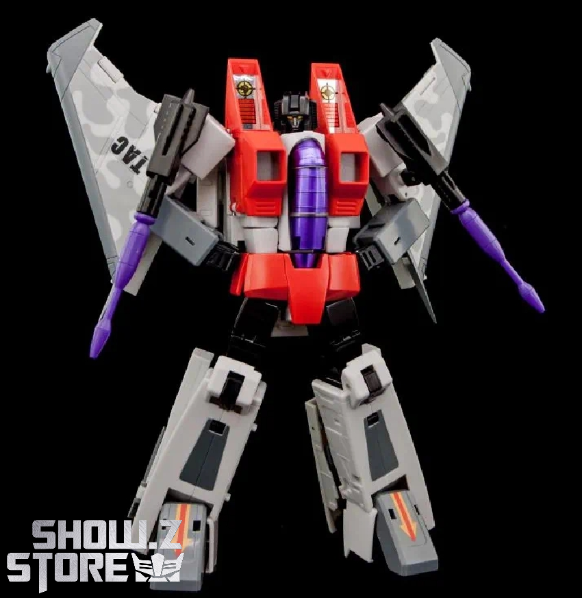 MakeToys MTRM-11G2 Screamer red purple white robot transformer MakeToys MTRM-11G2 Screamer red purple white robot transformer