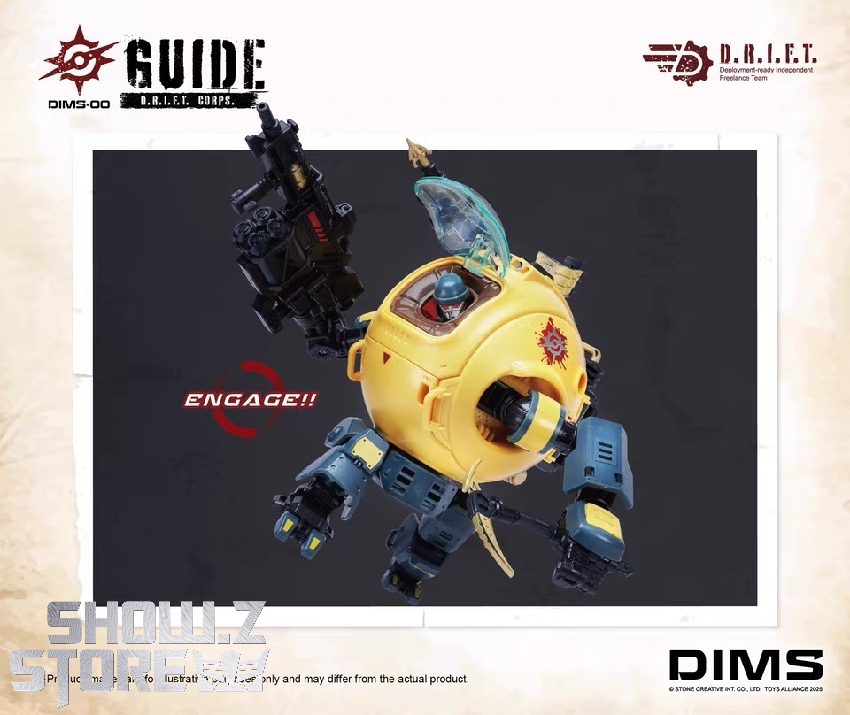 Toys Alliance 1/18 DIMS00 with articulated joints displayed Toys Alliance 1/18 DIMS00 with articulated joints displayed