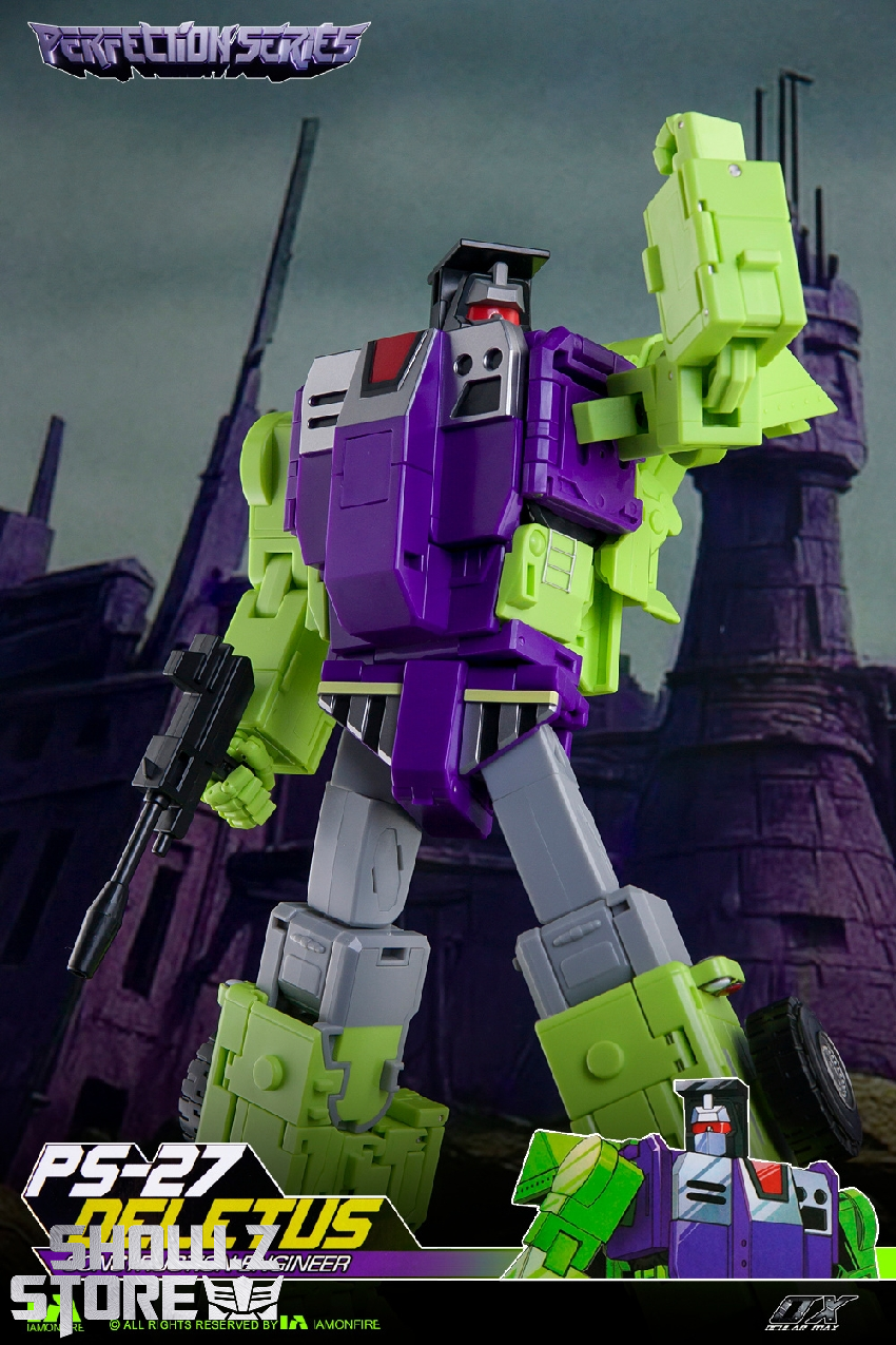 Green and purple Delete Mixmaster PS-27 Ocular Max Transformer mechanical arm Green and purple Delete Mixmaster PS-27 Ocular Max Transformer mechanical arm