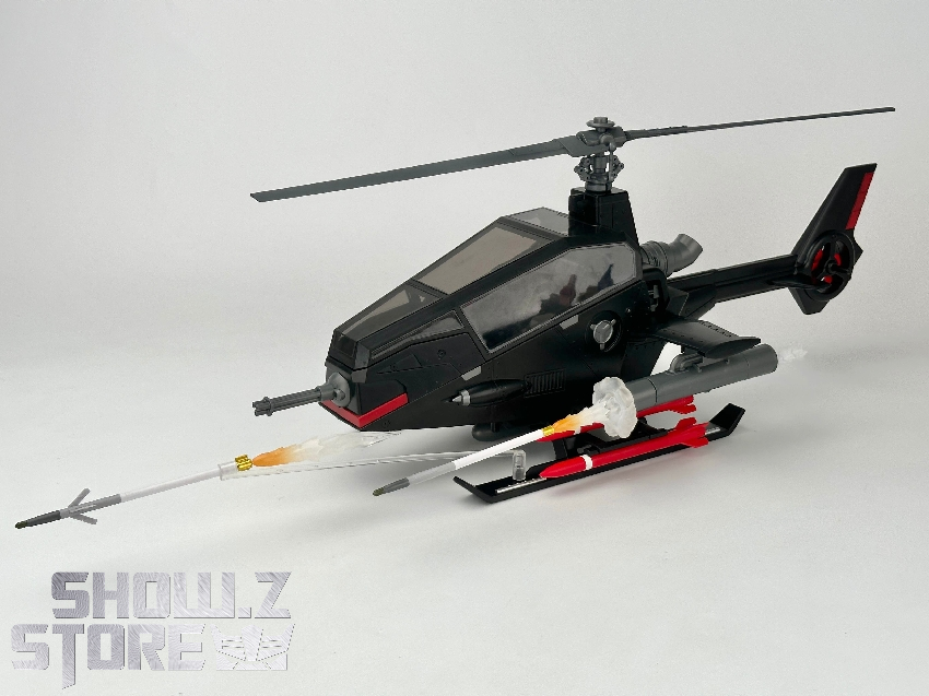 FansHobby VEA-02 Rocket Launcher black attack helicopter mode with weapons FansHobby VEA-02 Rocket Launcher black attack helicopter mode with weapons