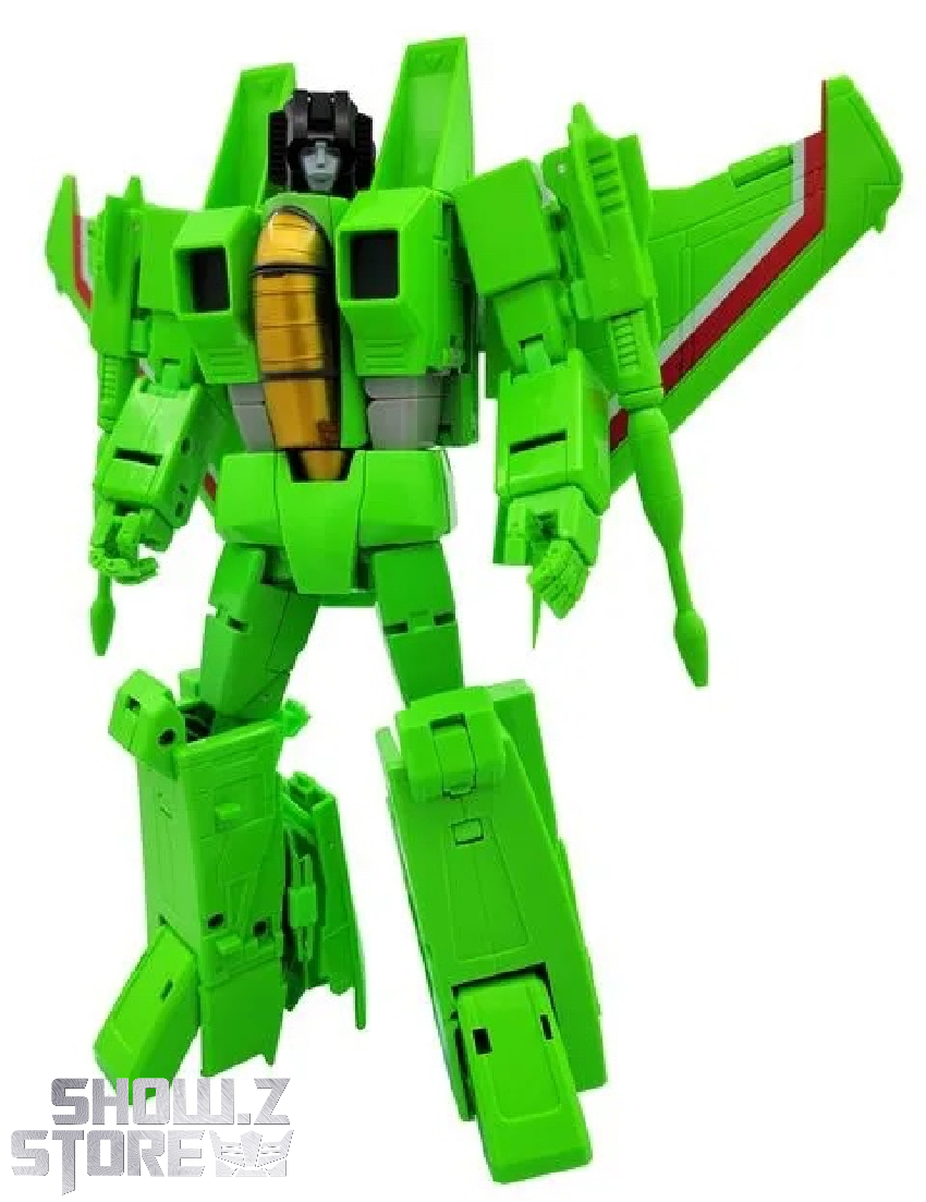 MakeToys MTRC-03 Gangreen transformer robot in lime green robot mode MakeToys MTRC-03 Gangreen transformer robot in lime green robot mode