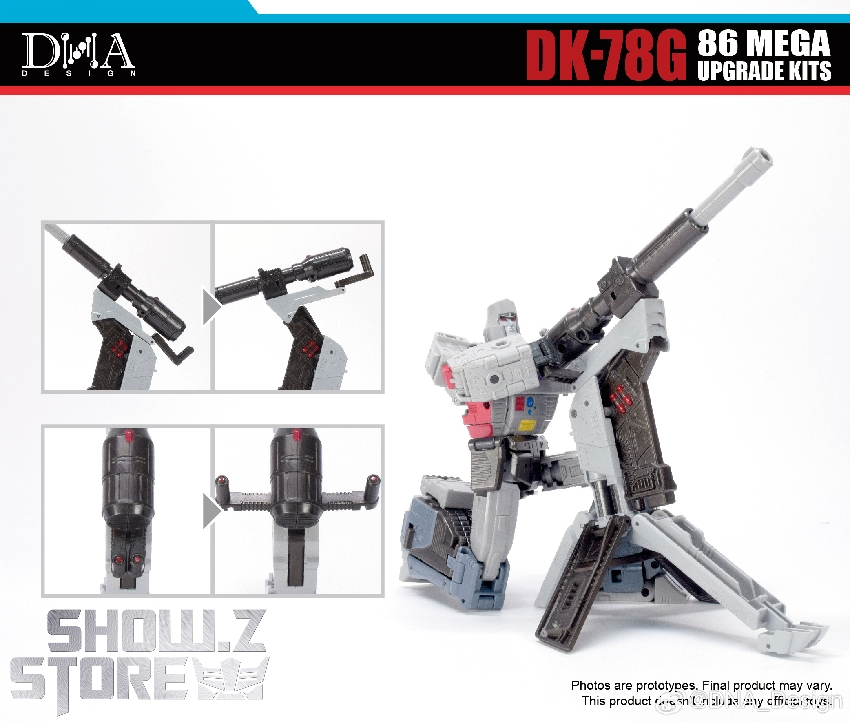 DK-78G upgrade kit parts and assembly details DK-78G upgrade kit parts and assembly details
