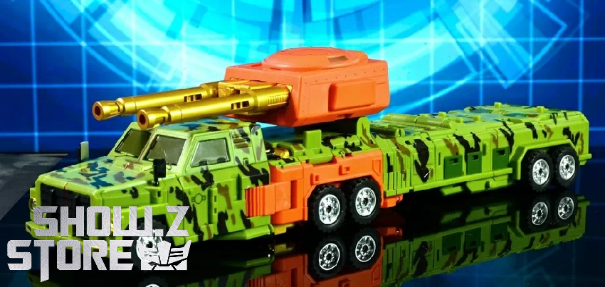Mastermind Creations Ocular Max PS-14E Megalith Onslaught lime green truck mode Mastermind Creations Ocular Max PS-14E Megalith Onslaught lime green truck mode